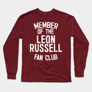 Leon Russell Fan Club Long Sleeve T-Shirt